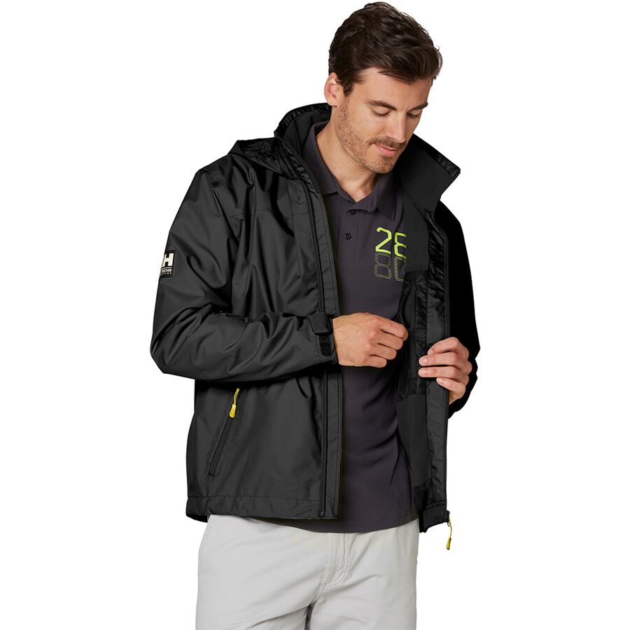 Helly Hansen Hooded Crew Midlayer Jacket - Black