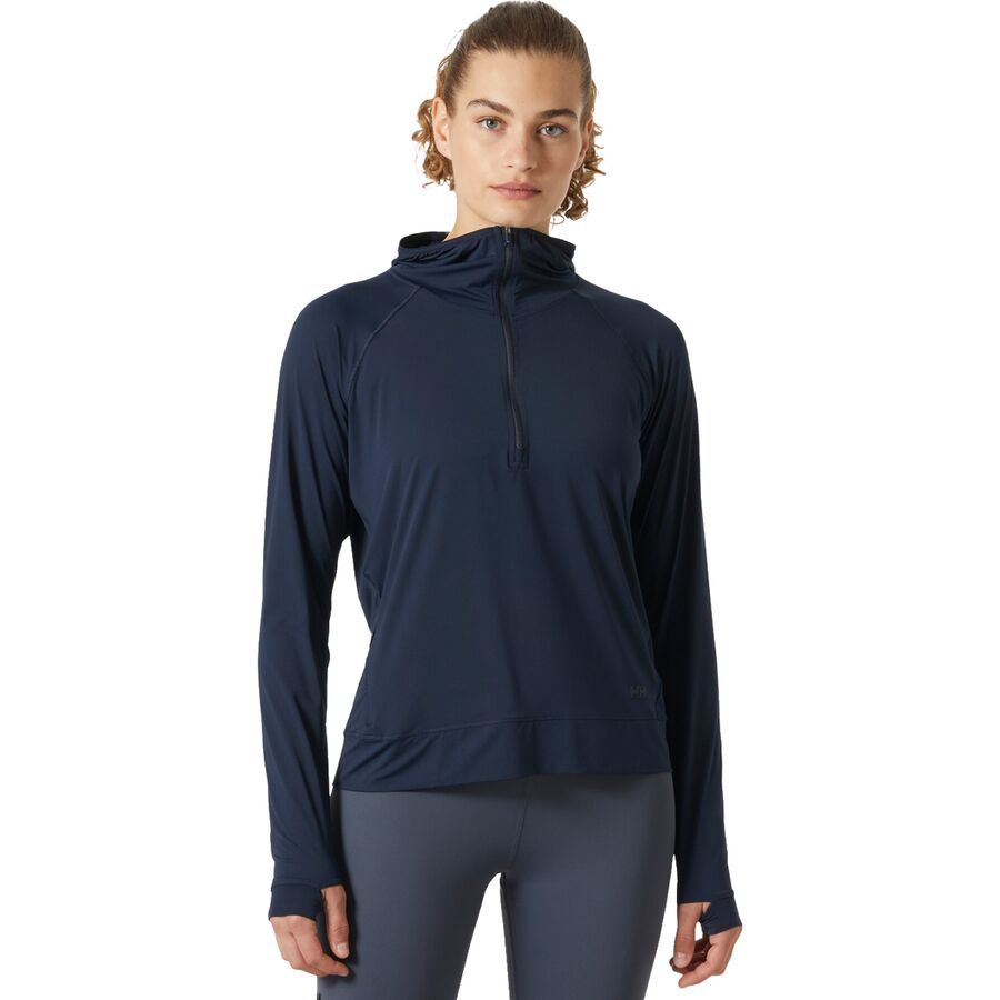 ヘリーハンセン Helly Hansen Shine Solen 1u002F2 ジップ Hoodie レディース パーカー スウェット Purple Women's Shine Solen Half-zip Sun Hoodie | Helly Hansen US