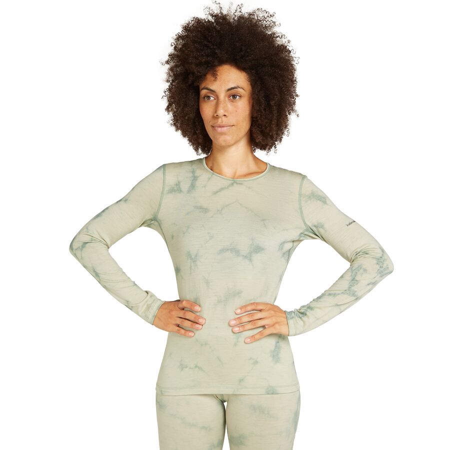 Icebreaker Merino 200 Oasis Cloud Dye Long-Sleeve Crewe - Women's