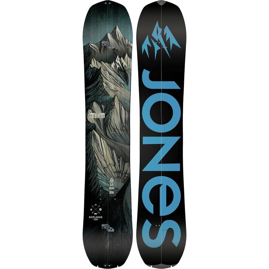 スプリッドボードJones　Explorer　158WIDE Jones Explorer Review: All-Mountain Snowboard Reviews