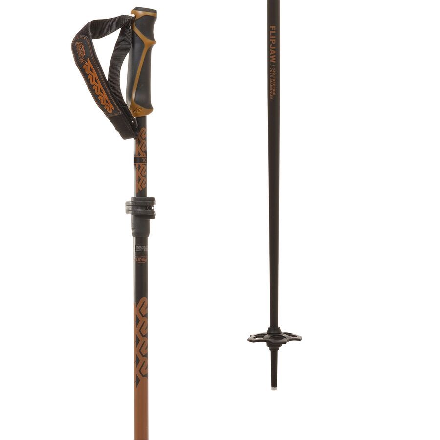 K2 FlipJaw Freeride Adjustable Ski Poles - Ski