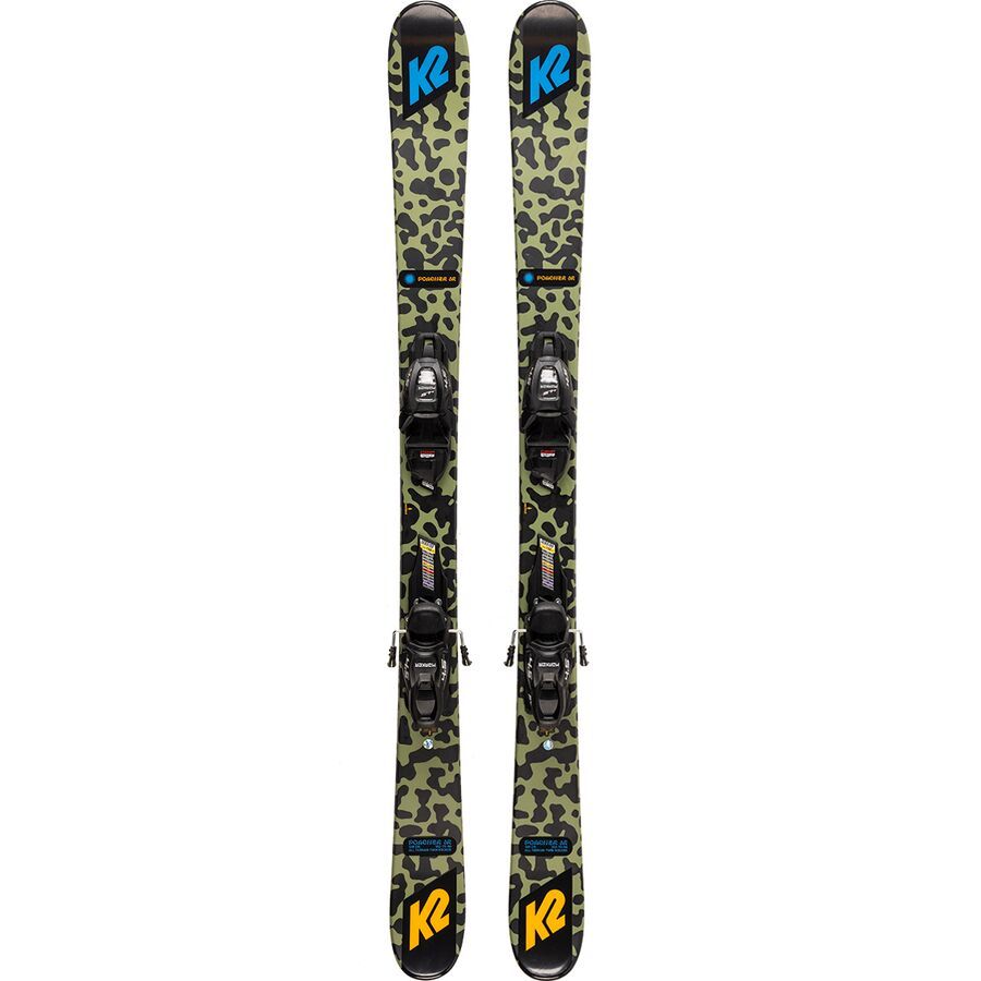 K2 スキー 板 Poacher Jr 149 K2 Poacher Skis + Fdt 4.5 Black Binding - Kids' - Kids
