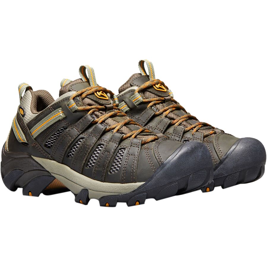 keen voyageur black olive inca gold