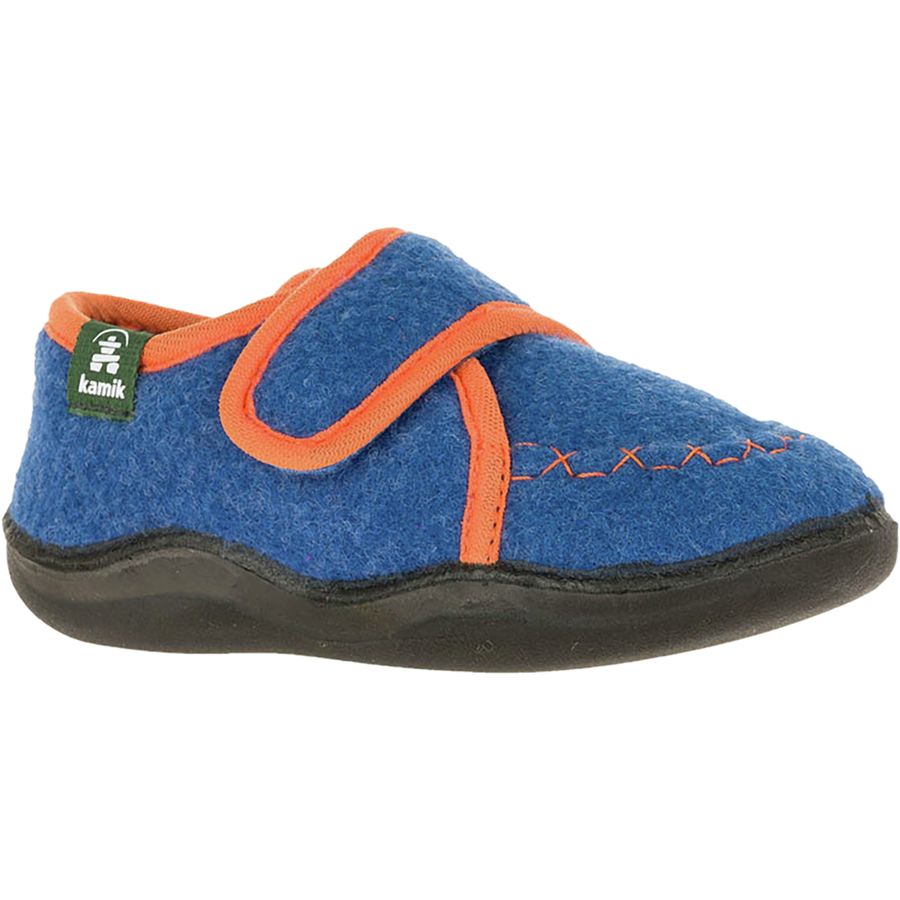 Kamik Men's Cabin Slippers - Cozy Faux-Shearling Lined With Non-Slip Rubber Soles
