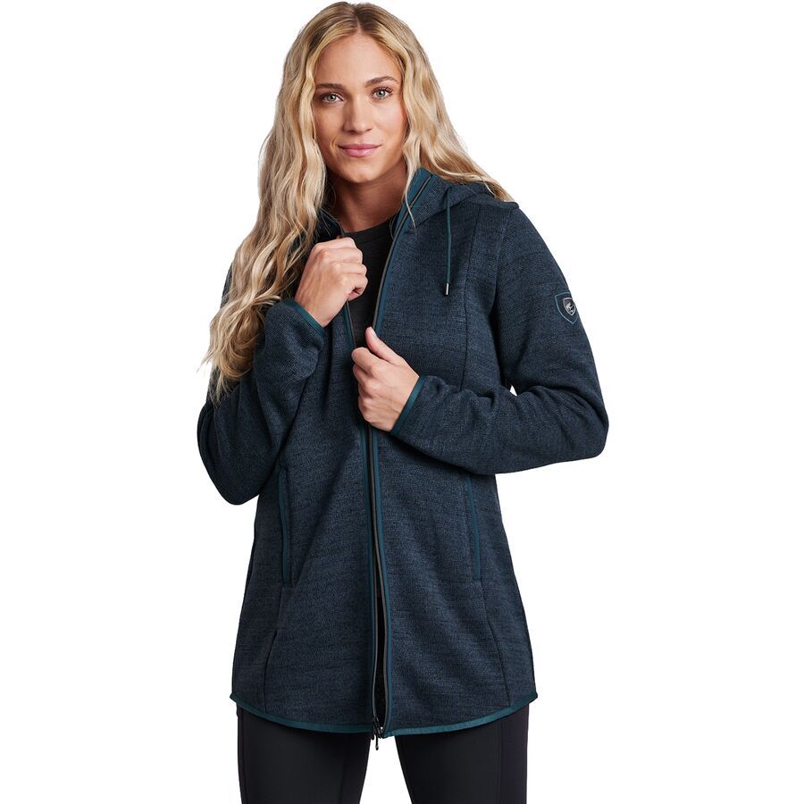 Thigh length fleece jacket Clearance