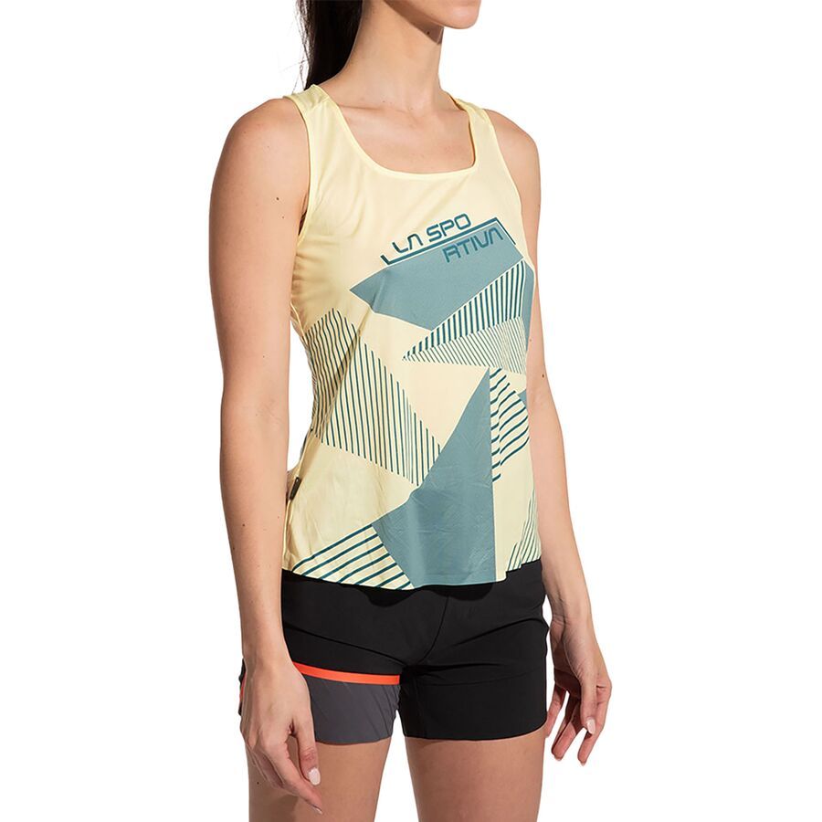 (取寄) スポルティバ レディース コンプ タンク トップ - ウィメンズ La Sportiva women Comp Tank Top - Women's Zest/Juniper La Sportiva Comp Tank Top - Women's - Clothing