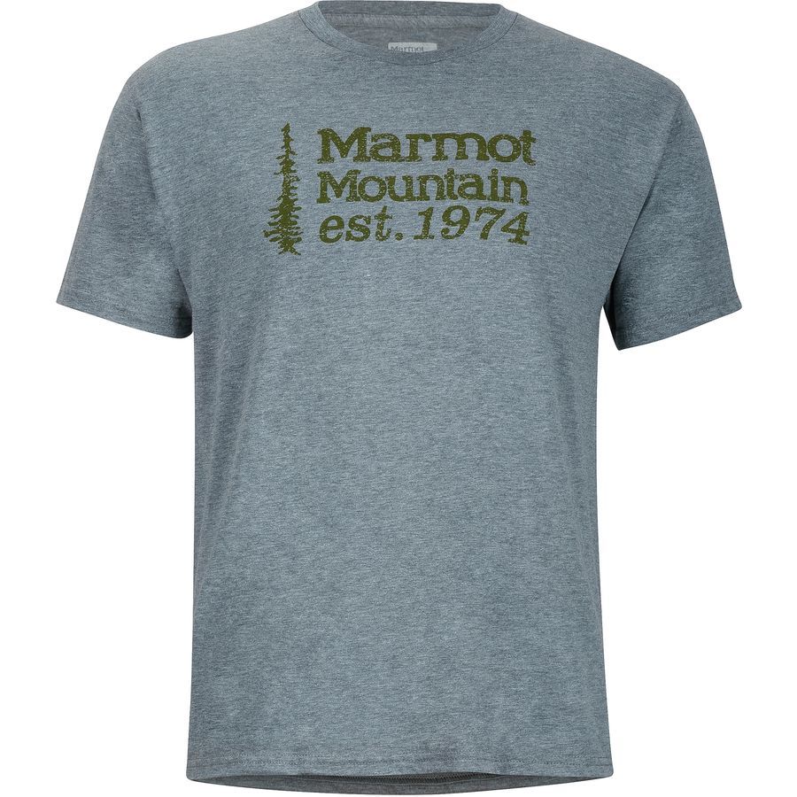 L STABRIDGE × Marmot DOWN T-SHIRT Gray marmot-mountain-works-short-