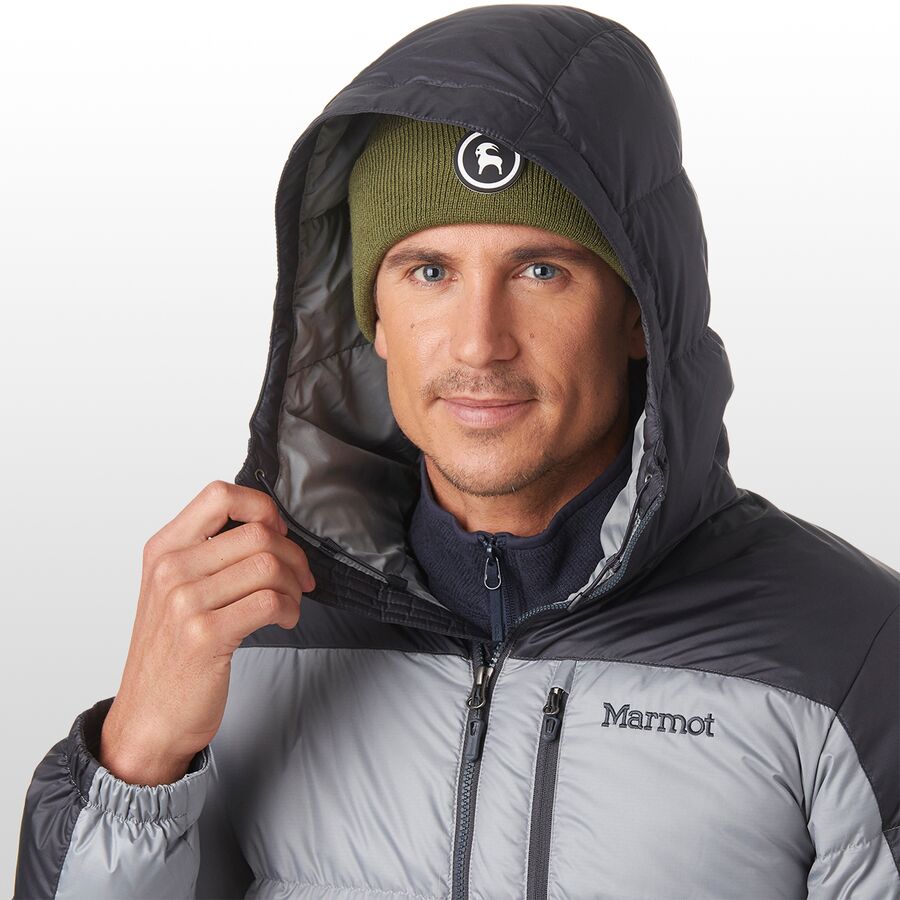 marmot men's guides down hoody winter puffer jacket