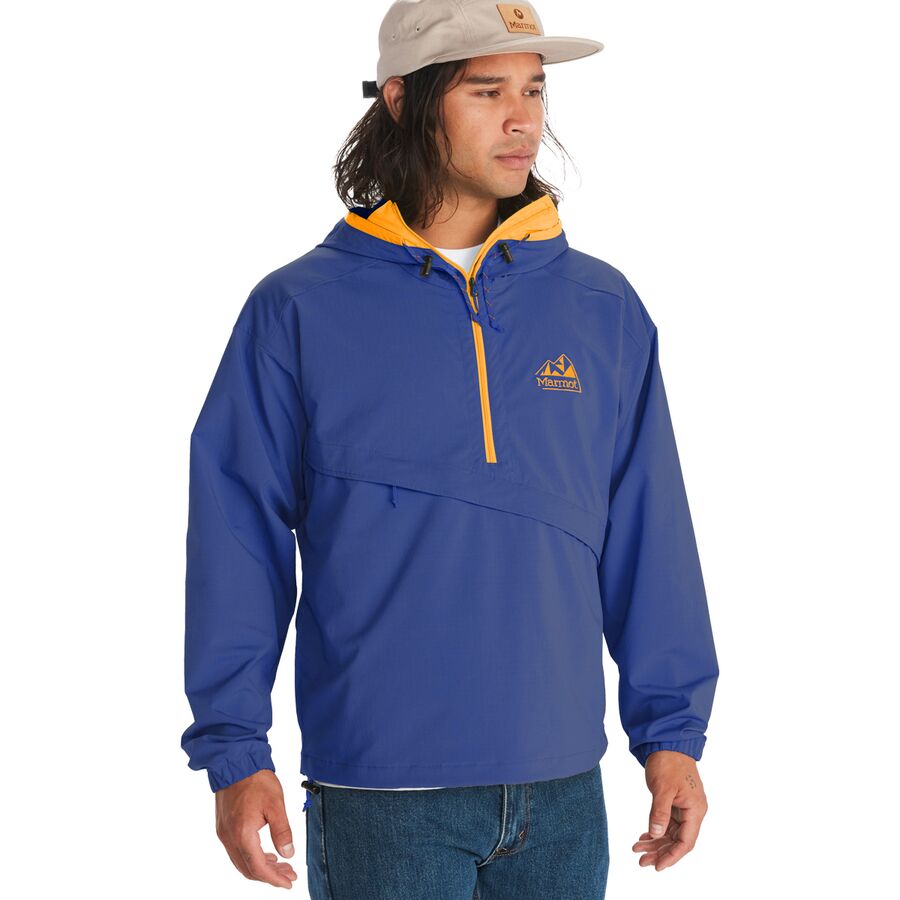 Marmot 96 Active Anorak Men s Trail Blue Golden Sun M