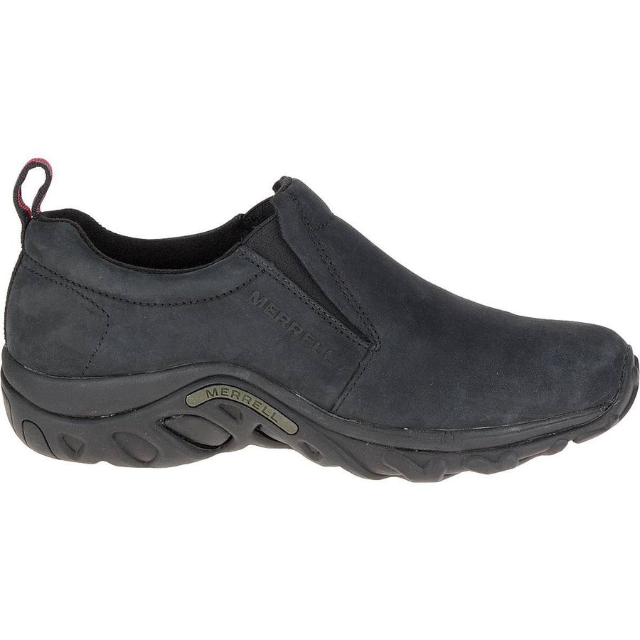 Merrell Men's Jungle Moc Nubuck Shoes Black 10