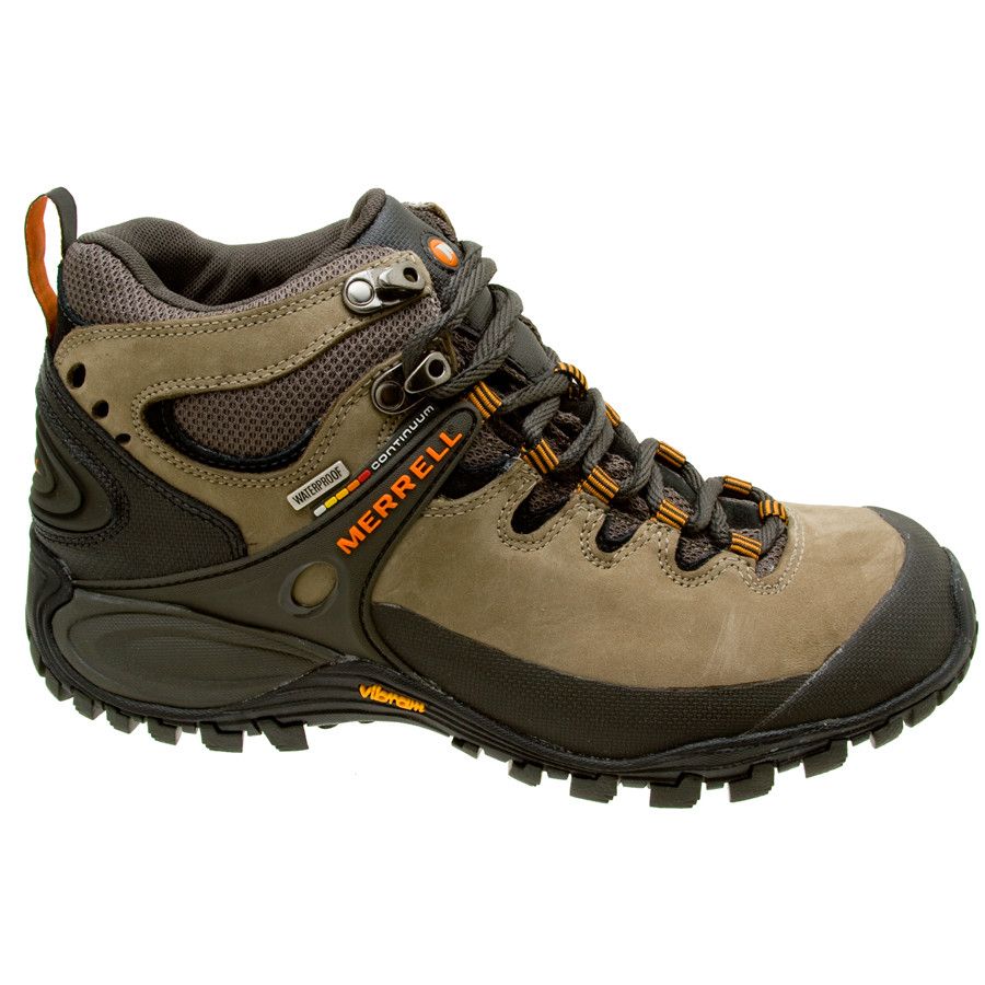 ミメル Merrell Chameleon II Leather Mid Waterproof Boot - Men's - Footwear
