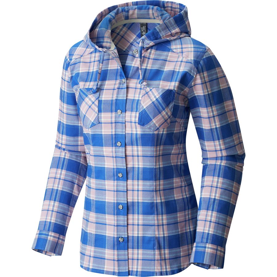 Mountain Hardwear Stretchstone Flannel Hooded Shirt Women s Clothing