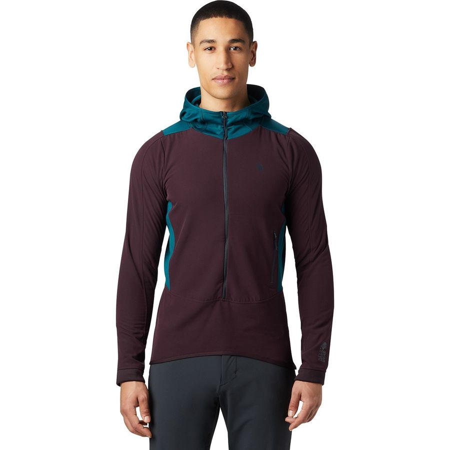 Mountain hardwear keele top hybrid hoodie