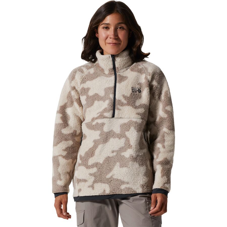 camouflage fleece pullover