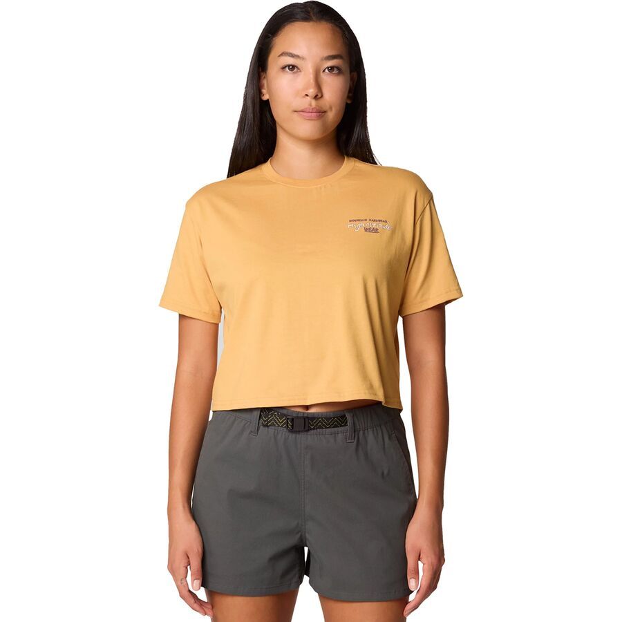 売れ筋商品|||マウンテンハードウェア カットソー トップス レディース High Altitude Boxy Crop Short-Sleeve Top - Women's Lapis Dusk Mountain Hardwear High Altitude Boxy Crop Short-Sleeve Top
