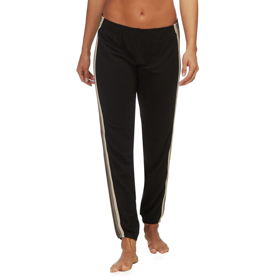 Monrow Supersoft Neutral Stripe Elastic Waist Sweat Pant - Women's -  Clothing