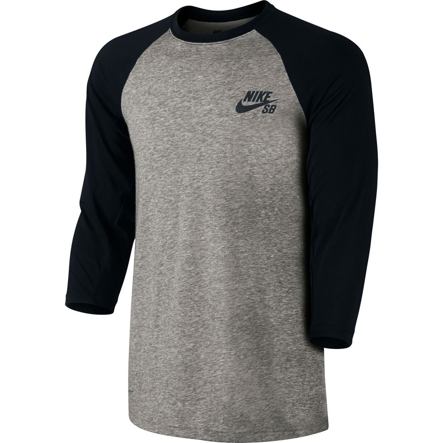 Nike SB Dri Fit Crew 3 4 Sleeve Men s Clothing