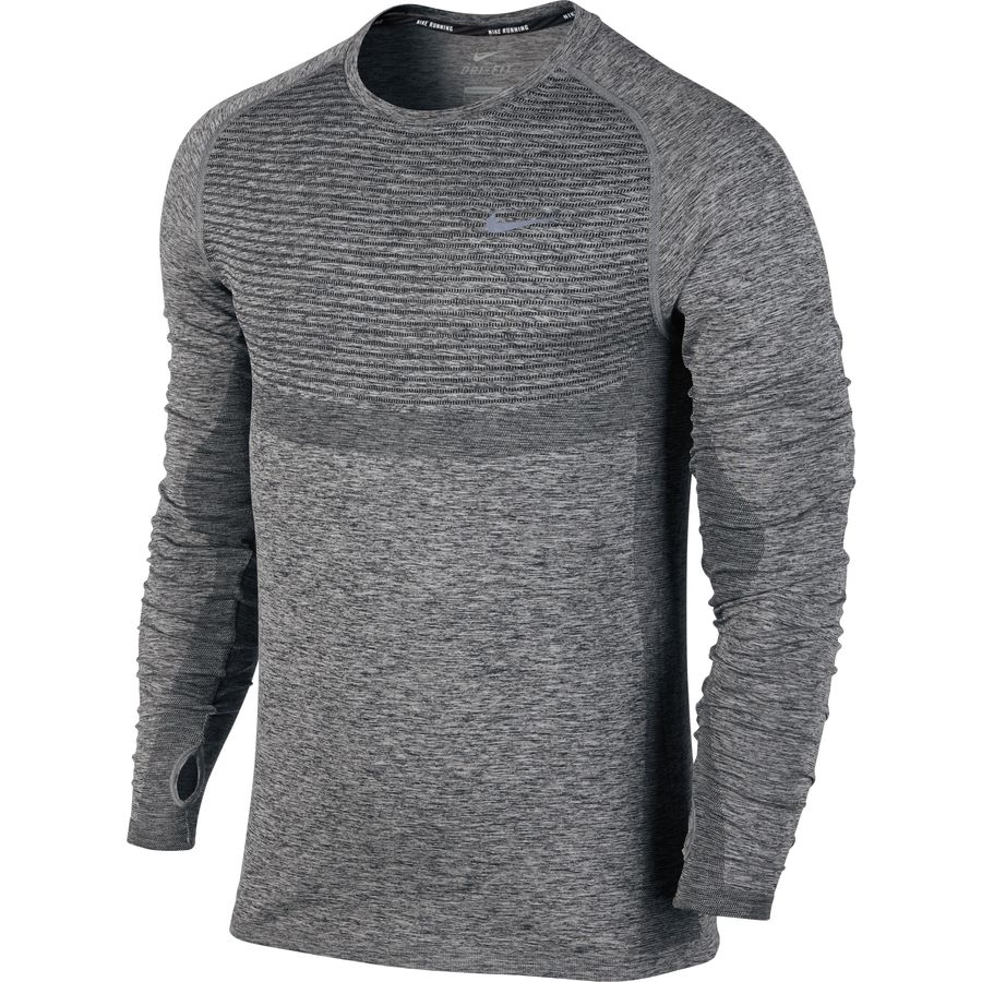 Nike Dri FIT Knit Running Shirt Men s Clothing