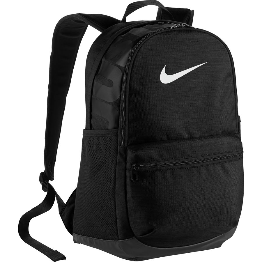 black nike brasilia medium backpack 24L Backpack, Side pockets make it easy to grab water bottles and other items. Nike Brasilia Medium Backpack Air