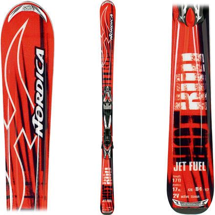 Nordica Hot Rod Jet Fuel XBS Ski w/ Marker N 3-12 Ti XB Binding - Ski