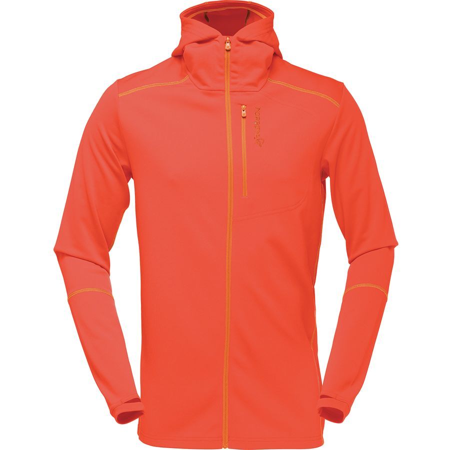 Norrona Trollveggen Warm Wool1 Full-Zip Hoodie - Men's - Clothing