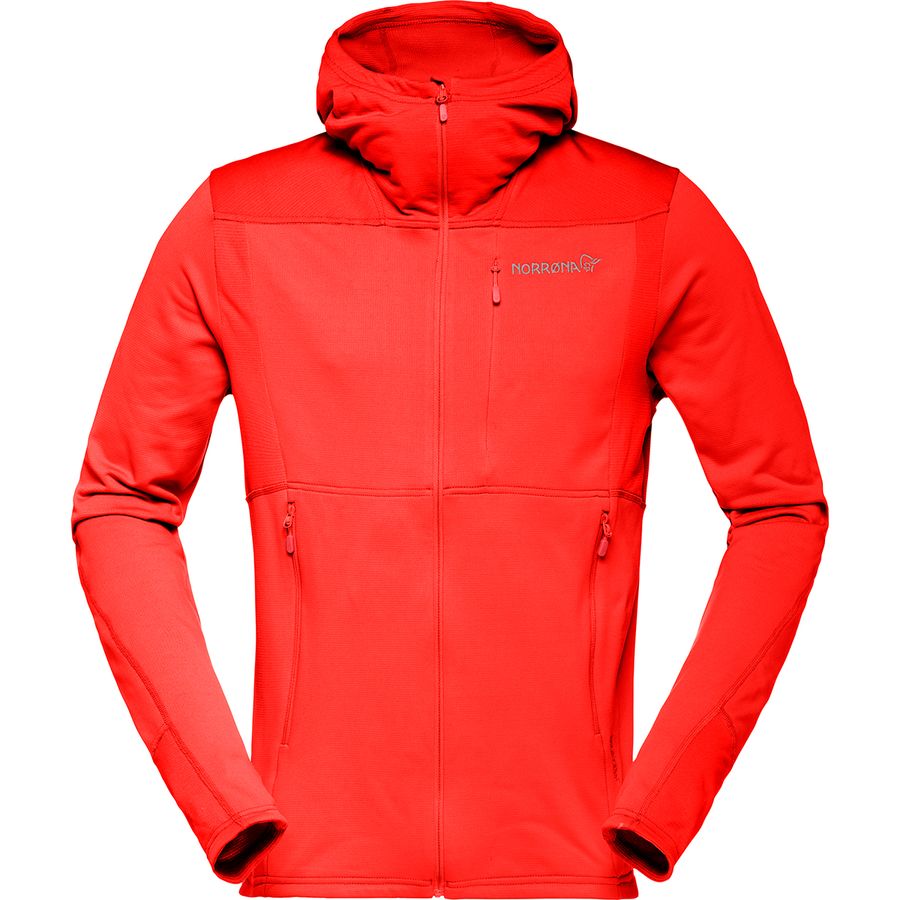 Norrona Falketind Warm1 Stretch Full Zip Hooded Fleece Men s Clothing
