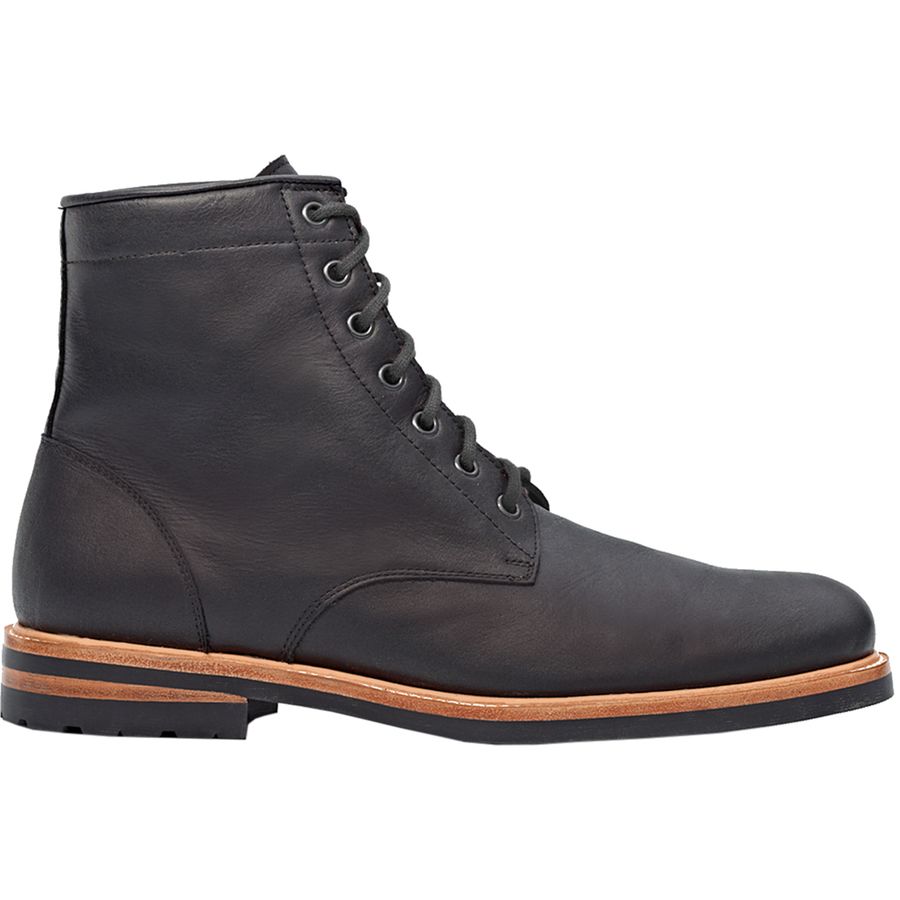 ?NWT Nisolo Men’s All-Weather Everyday Lace-Up Boot in Brandy - Size 13 Martin All-Weather Cap Toe British Tan main image 2