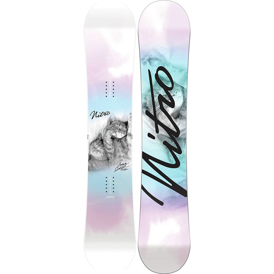 nitro ana rumiha pro one-off blem snowboard womens Drop Women's 2025 149cm A safe bet in the womens all Nitro Lectra Abstract Women's Snowboard