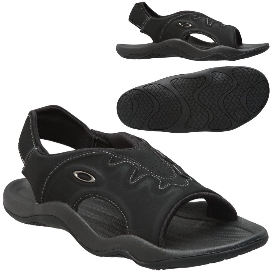 oakley leather flip flops