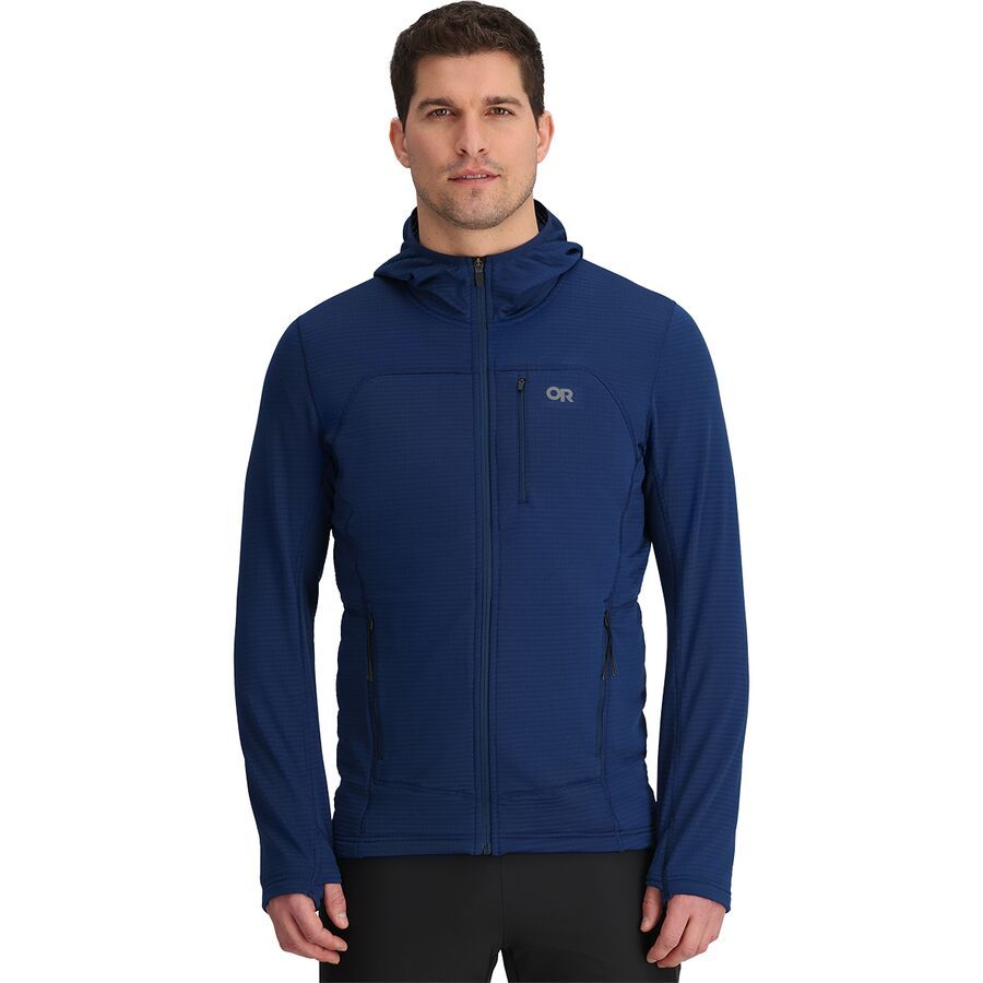 Outdoor Research｜LONG-SLEEVE T-SHIRTS (Men's Vigor Grid Outdoor Research Men's Vigor Grid Fleece Half Zip, Spice, S