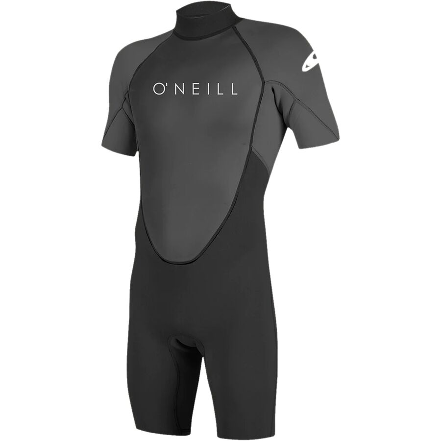 LS Noir/Noir O'Neill Wetsuits Reactor-2 2mm Back Zip Spring Combinaison de plongée Homme 
