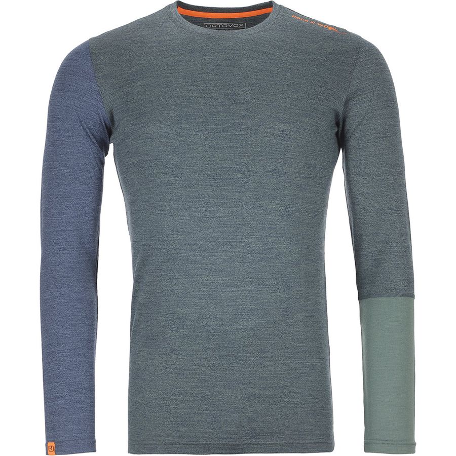 Men's Ortovox 185 Rock'n'Wool Long-Sleeve Top Men's Ortovox 185 Rock'n'Wool Long-Sleeve Top