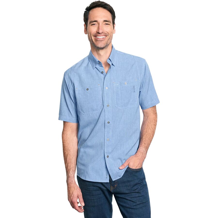 Orvis Tech Chambray Short-Sleeve Work 