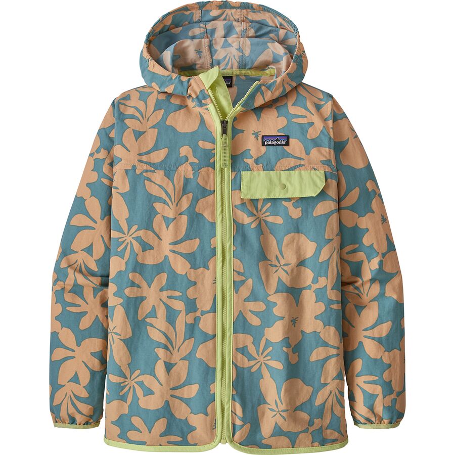 Patagonia Baggies Jacket - Kids' XL Kalani Small: Cowry Peach