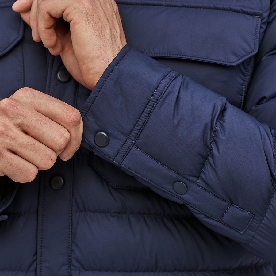 silent down shirt jacket