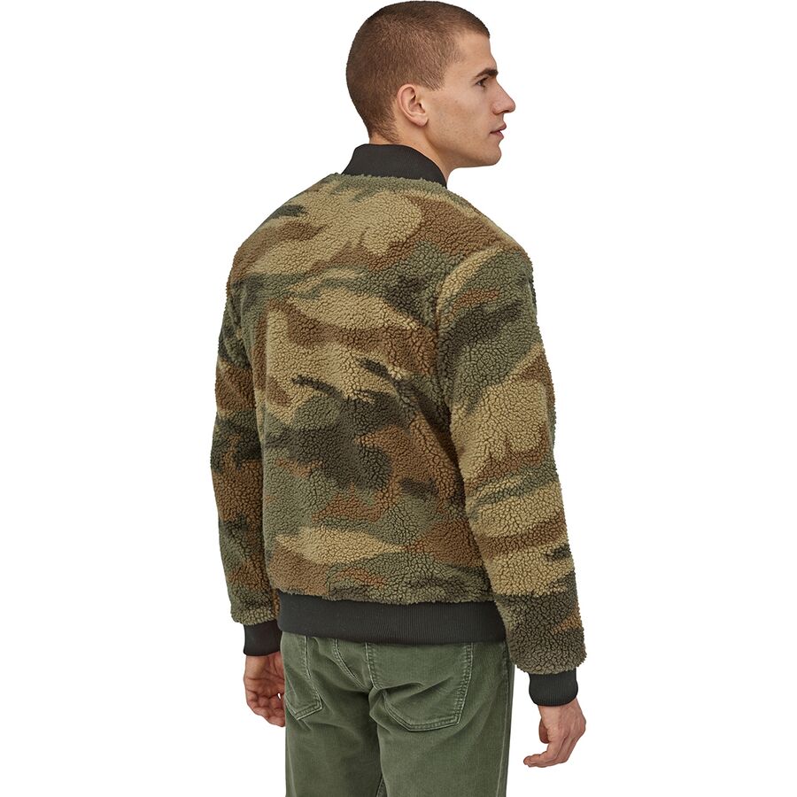 camo patagonia fleece