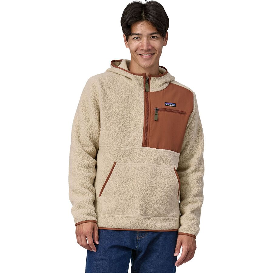 Retro pile sales pullover