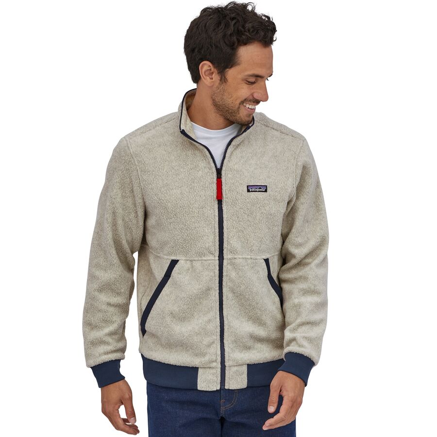 Patagonia Men's Shearling Jacket, Oatmeal Heather / M
