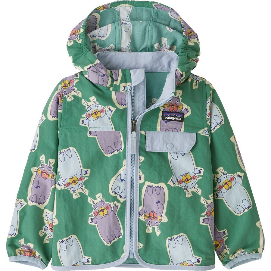 試着のみ　Patagonia Baby Baggies Jacket2T Shop Baby Baggies Jacket - MMRG_Meadow Moose: Rinsed Green