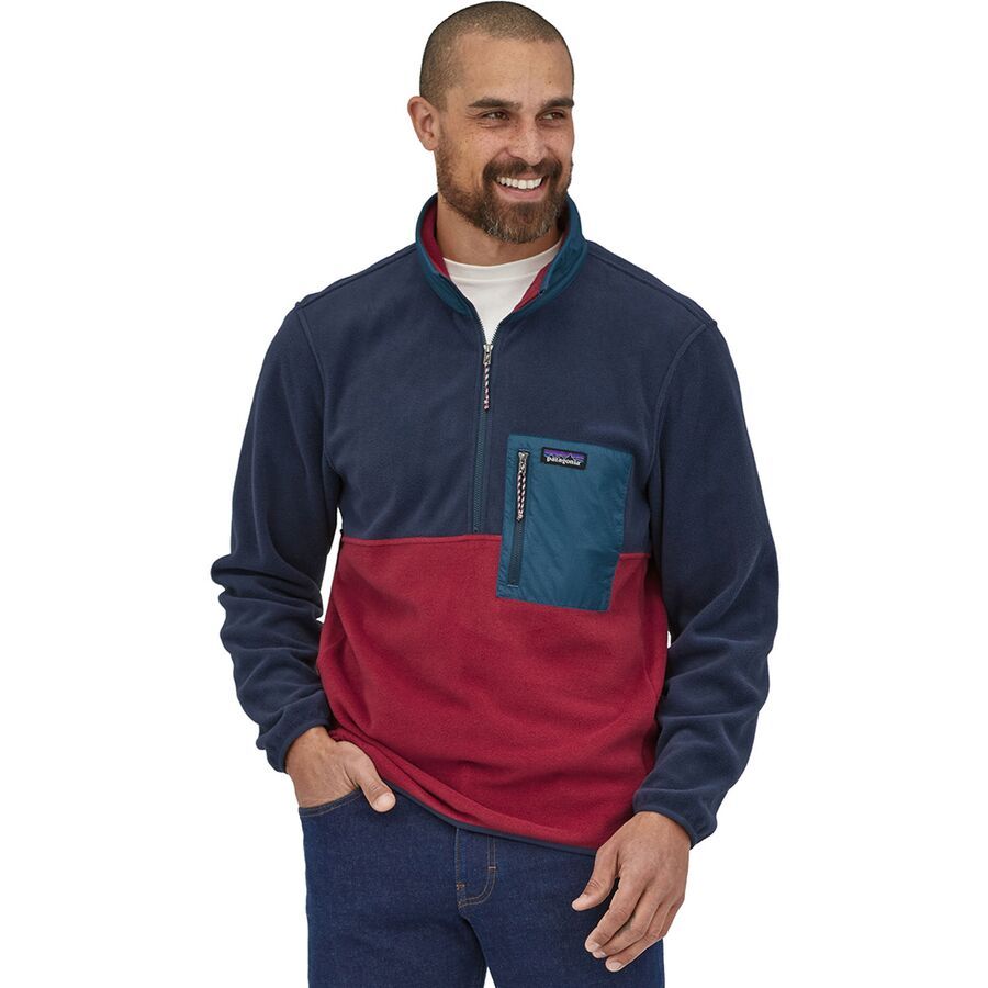 patagonia microdini 1 2 zip pullover fleece