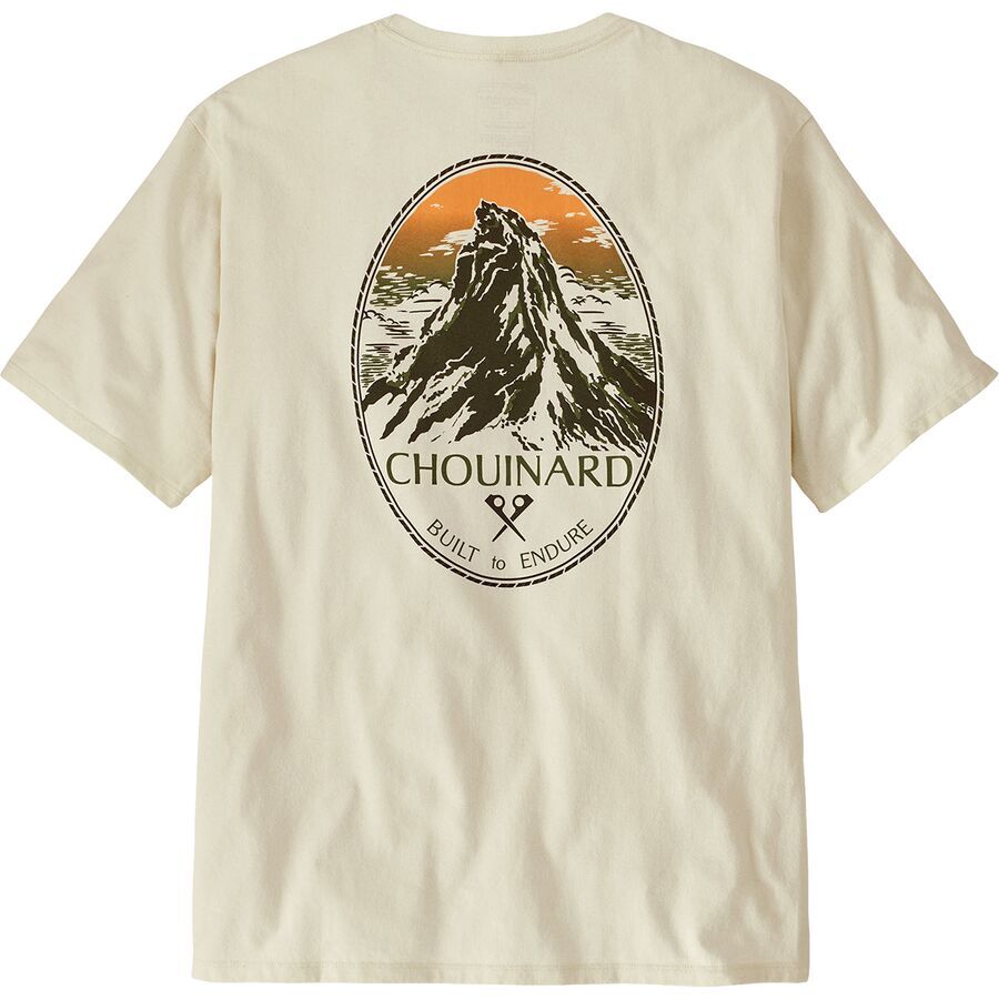 【patagonia】Men's Chouinard Crest Pocket Responsibili-Tee Mens Chouinard Crest Pocket Responsibili-tee