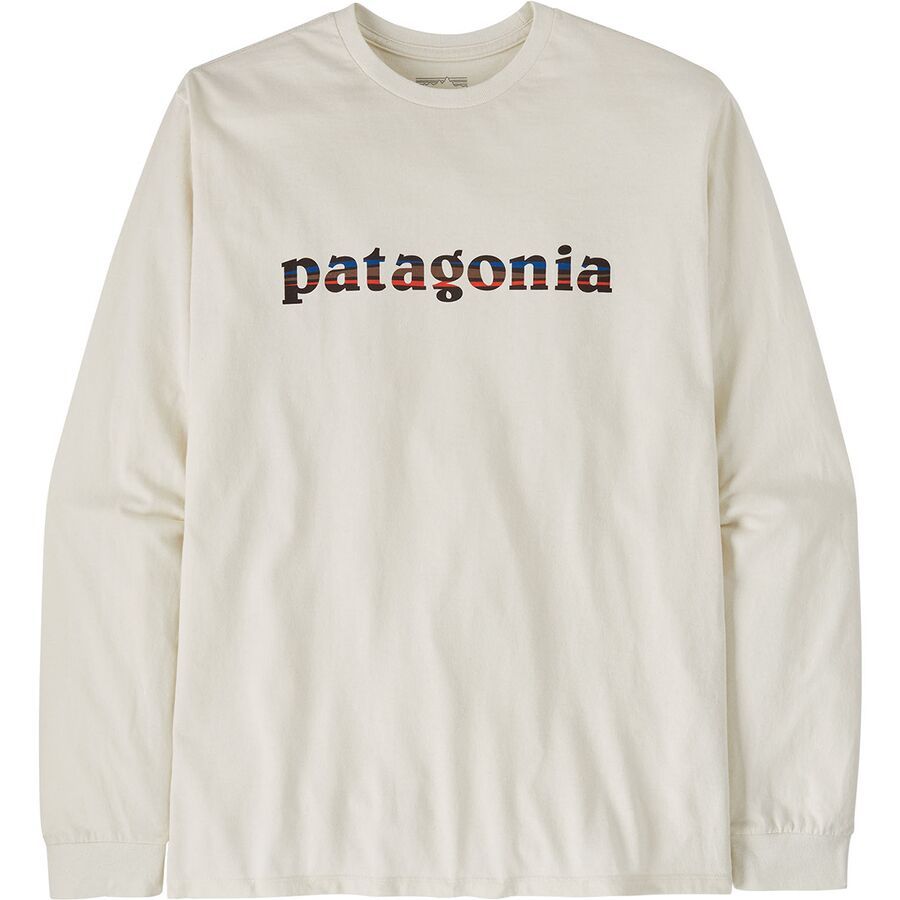 ★Patagonia 73 Text Logo Long-Sleeve Responsibili 関税込★ Patagonia 73 Text Logo Long-Sleeve Responsibili-Tee - Men's