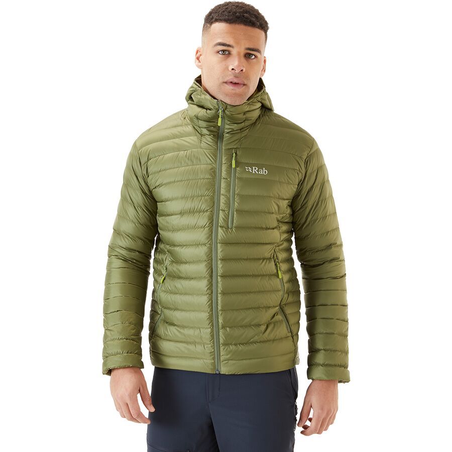 mens rab coat black