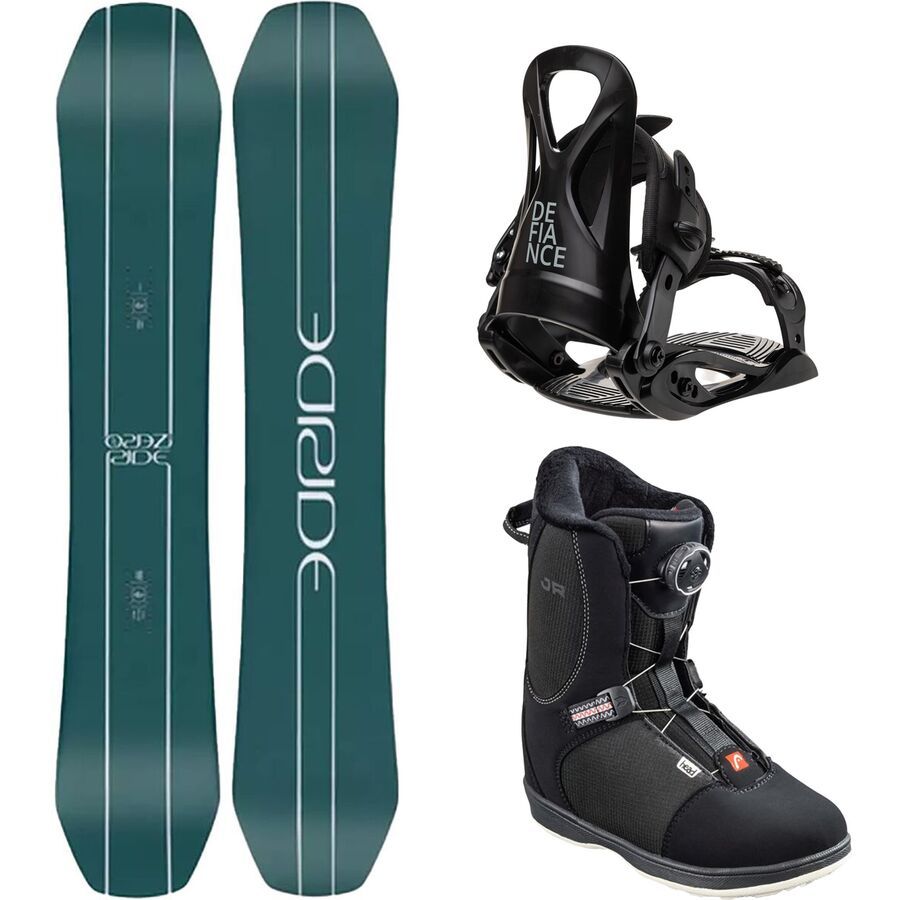 Ride Zero Jr Snowboard + J1 Binding + Head Jr BOA Boot - Kids' - Kids