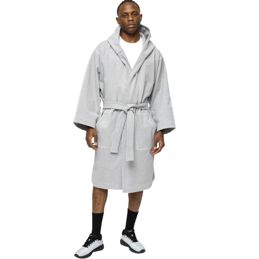 mens big and tall cotton terry hooded robe