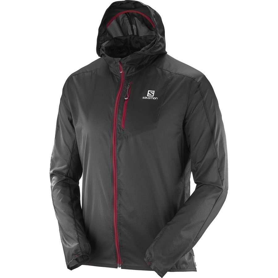 Salomon Fast Wing Hooded Jacket - - Clothing