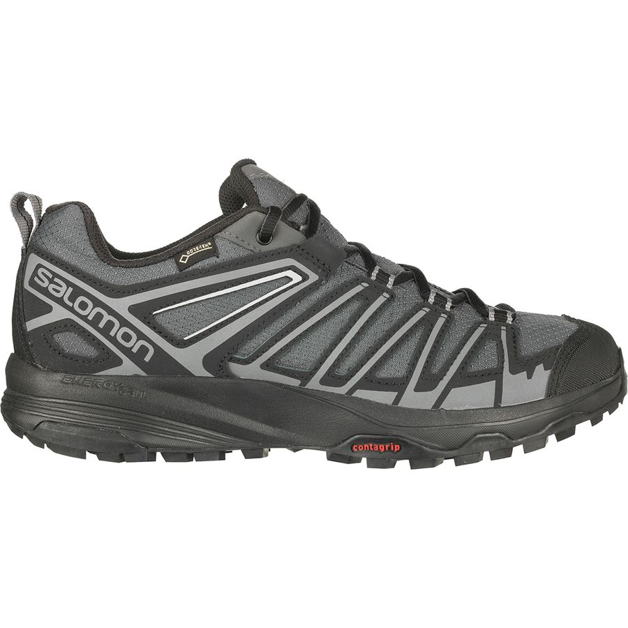 Salomon Men's x Crest GTX Hiking Shoes Magnet / Black / Quiet Shade 8