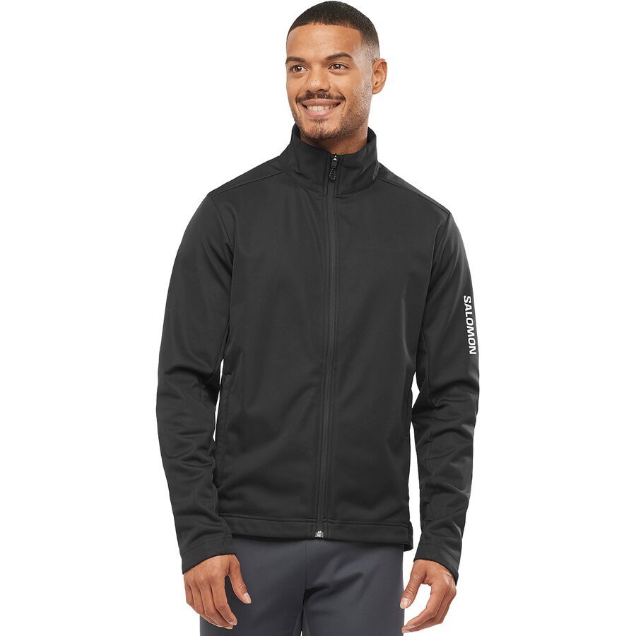 ジャケット・アウター 00s SALOMON softshell hoodie black 00s SALOMON 