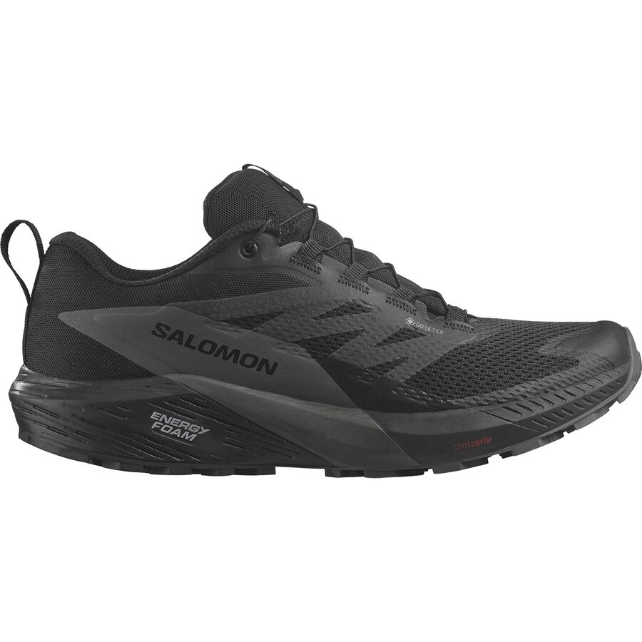 Salomon Men s Sense Ride 5 GORE TEX Black Magnet Black 10.5
