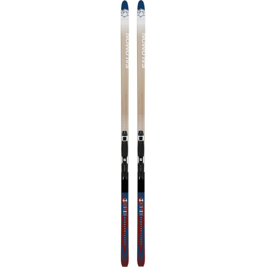salomon escape 64 outpath cross-country skis with prolink bindings - w/Prolink Auto From long excursion in Salomon Escape Outpath 64 +